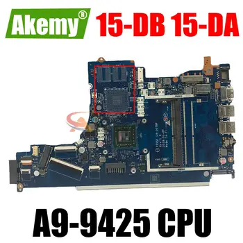 For HP 15-DB 15-DA Laptop Motherboard With A9-9425 AM9425 CPU EPV51 LA-G078P L20477-601 L20477-001 DDR4