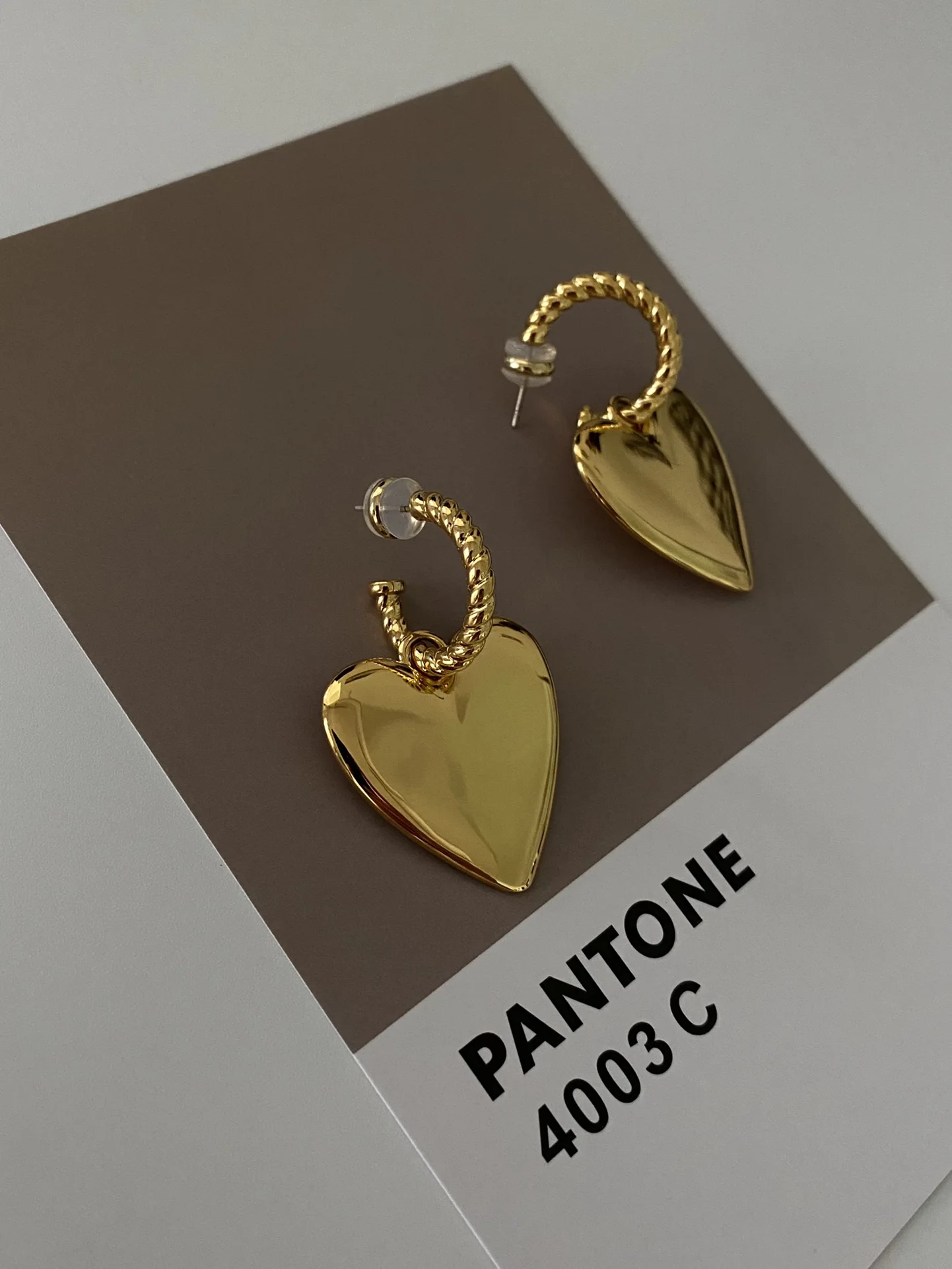 

Drop Earrings Gold Plated Brass True Fast Plated Earrings