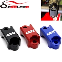 brake master cylinder clamp cover for yamaha wr250x wr250r wr250f wr450f 2001 2022 motorcycle cnc bar clamp wr 450 f wr 250 r x