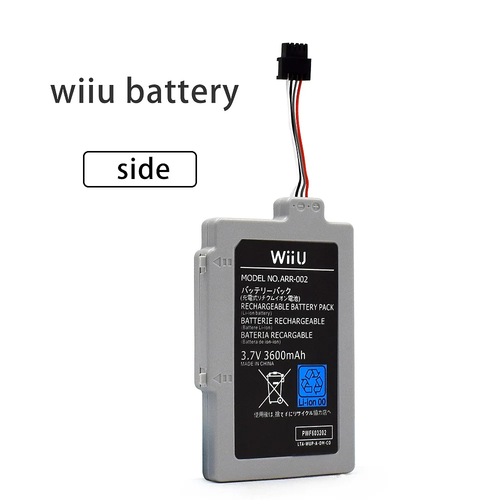 3600 мАч большой емкости WUP-010 WUP-012 для геймпада Nintendo Wii U беспроводной контроллер
