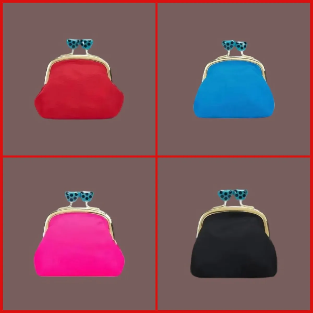 Классическая женская сумка для хранения монет модная пряжка-ракушка с