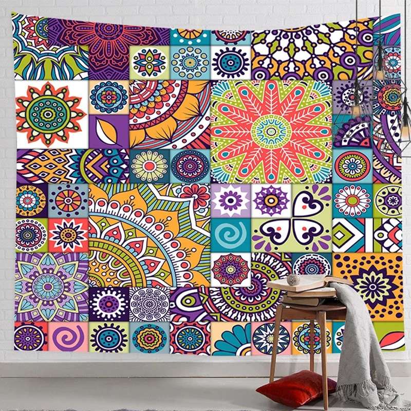 Ashou богемный гобелен настенный Декор домашний декор в стиле бохо хиппи Настенный