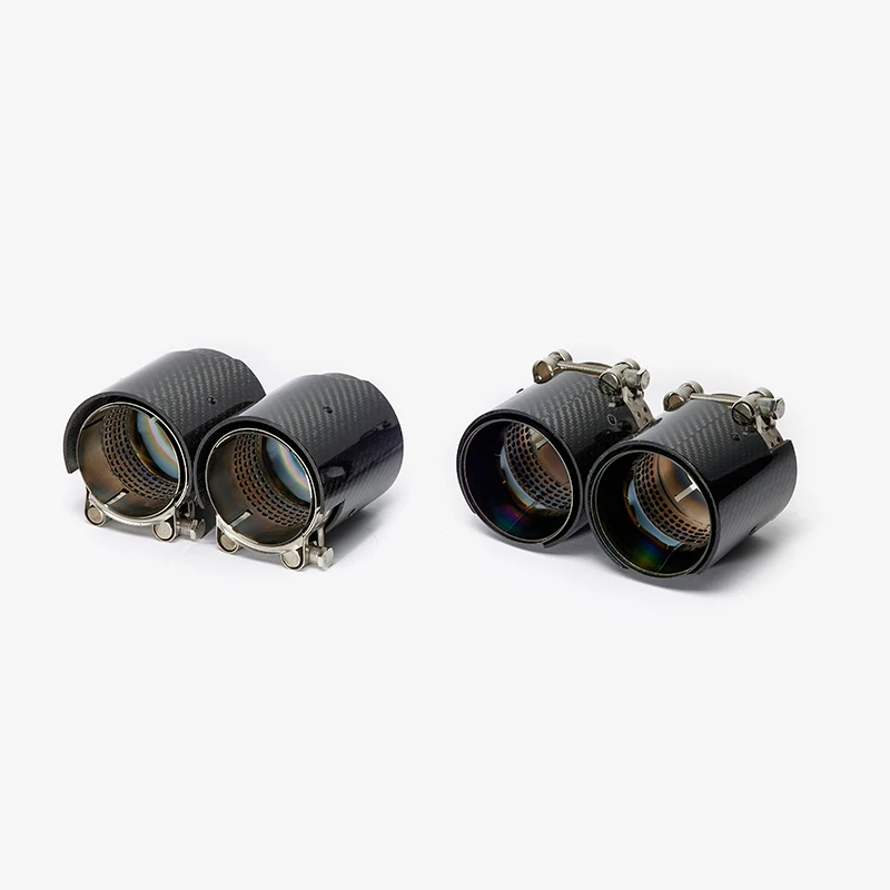 4 шт. автомобильные наконечники из углеродного волокна для BMW M2 F8 M3 F80 M4 F82 M5 F10 M6 F12 M |