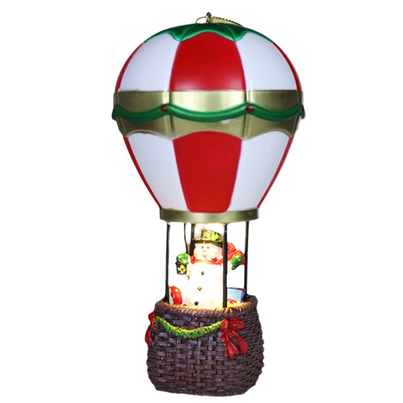 Светящиеся рождественские украшения украшение для дома из смолы воздушный шар