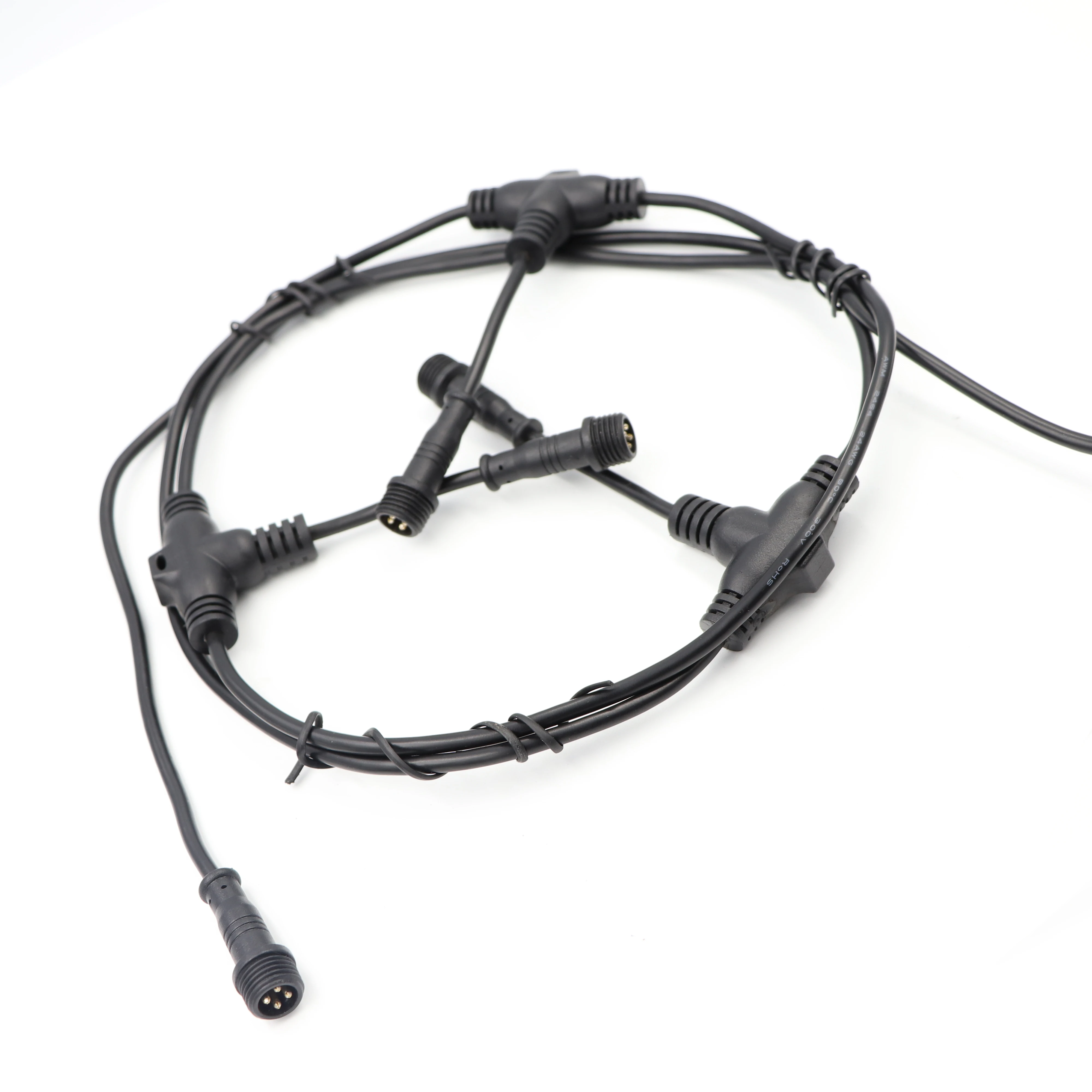 

Waterproof Cable Connectors IP68 FS001 4Pin T Type