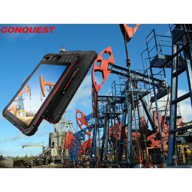 

8-дюймовый Водонепроницаемый Прочный планшет IP68, Wi-Fi, 4G, GPS, Android 8,1, 6 ГБ, 128 ГБ, промышленный Прочный планшет, NFC, портативная рация