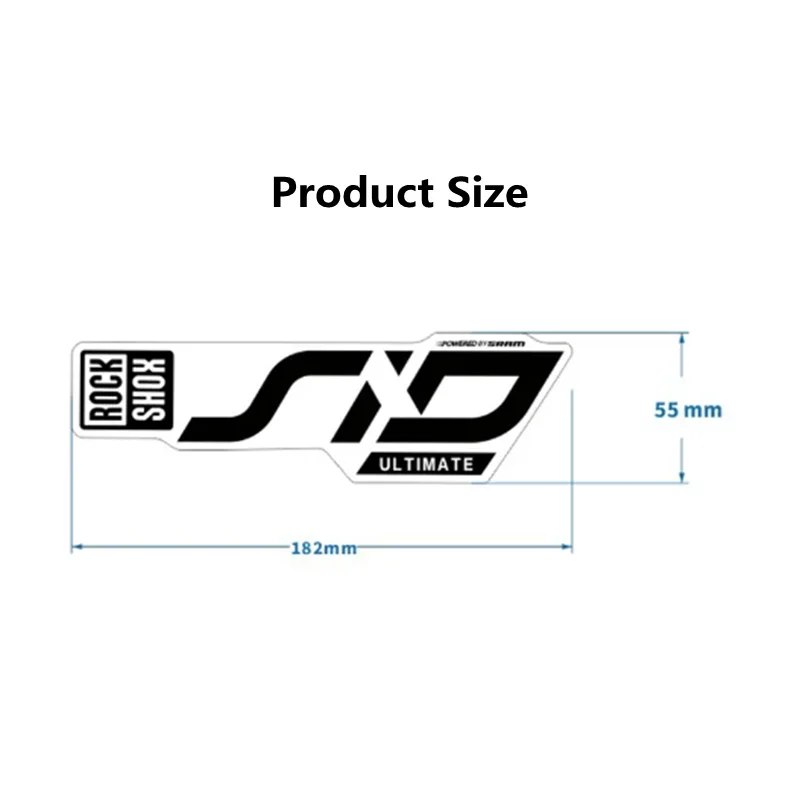 Наклейки на переднюю вилку горного велосипеда для ROCK SHOX SID Ultimate MTB дорожная