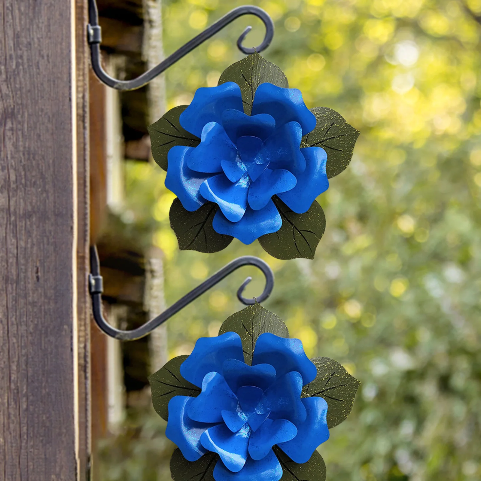 

Metal Flowers Wall Art Inspirational Rose Wall Decor 3D Metal Flower Hanger Wall Ornament Indoor Outdoor Home Decoration