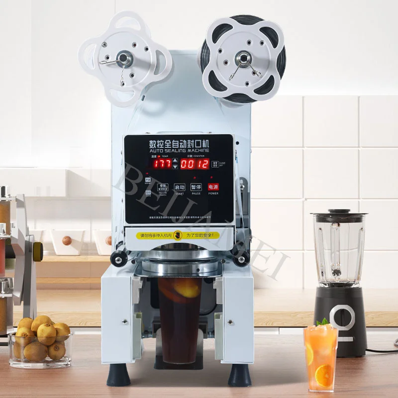 Коммерческая машина для запечатывания чашек полностью автоматическая