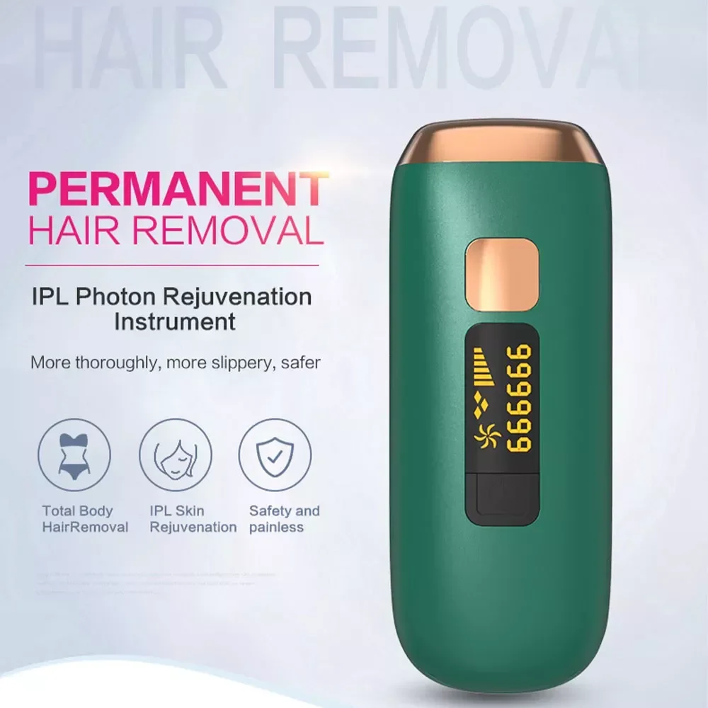 

Устройство для безболезненного удаления волос IPL, 2023 вспышек, для женщин и мужчин, портативный Фотоэпилятор для всего тела