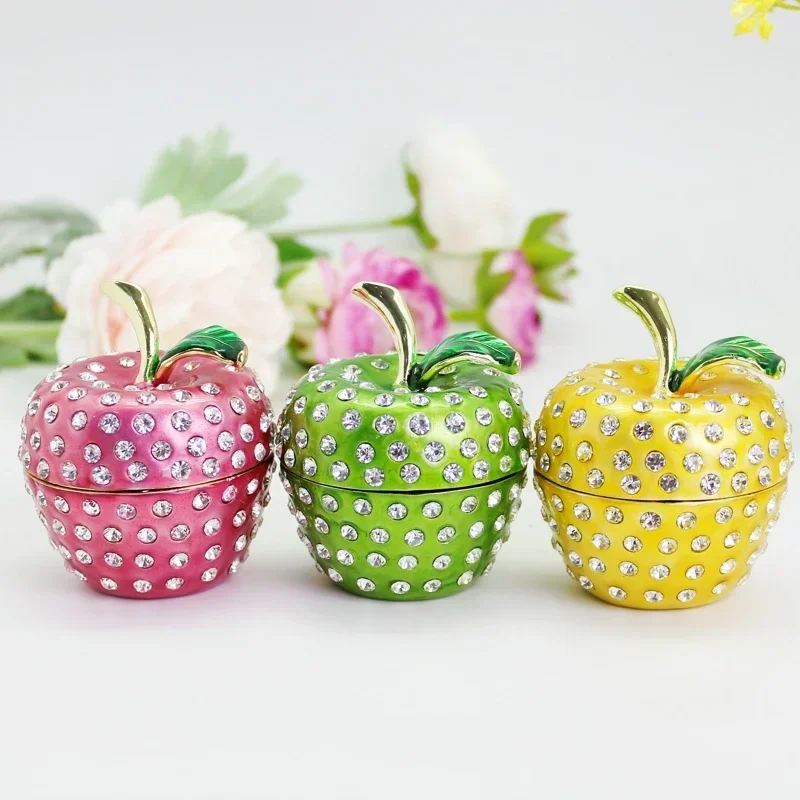 SHINNYGIFTS Рождественская подарочная коробка ручная роспись золотое яблоко