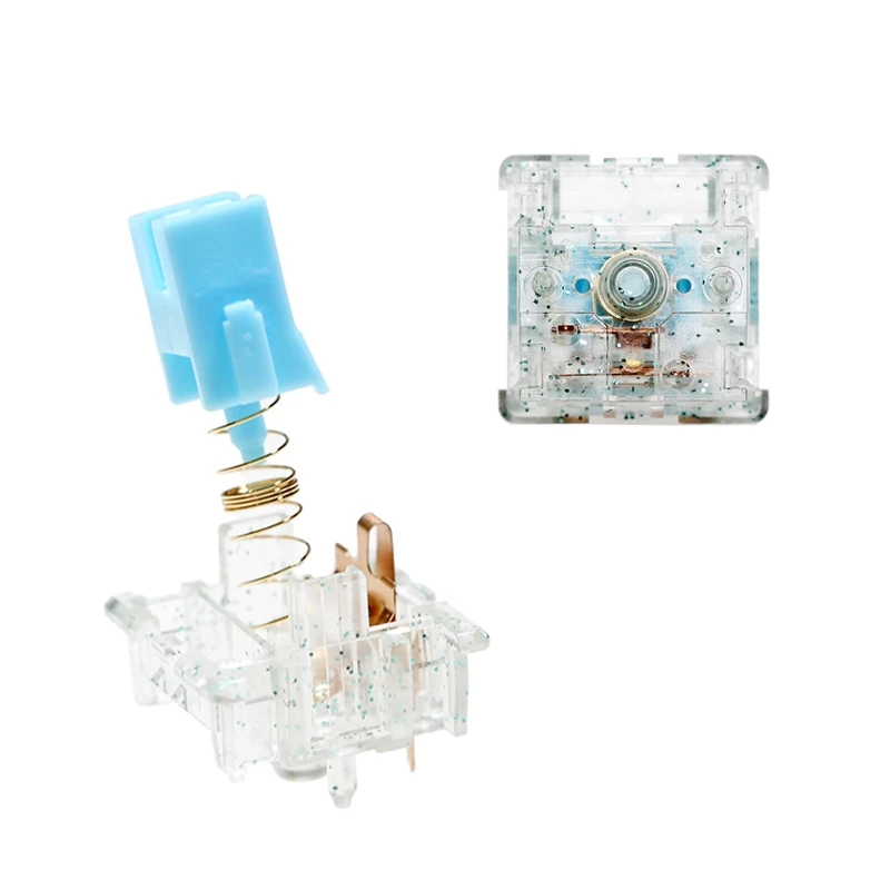 

5PC Custom KeyFirst Bling RGB Linear Switches 5Pin Axis DIY Mechanical Keyboard B36A