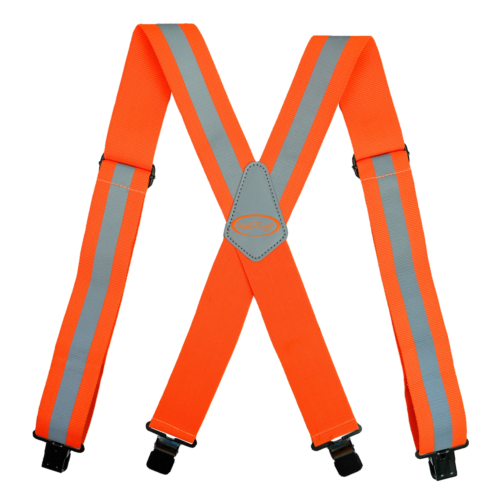 

Viz Suspenders With Hold Tool Tough Hi Up Suspenders Reflective Strip Safety Reflective Belt Suspenders|work Orange Melo