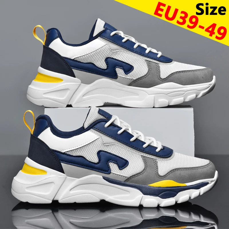 

Fashion Running Shoes for Men Lightweight Breathable Sneakers Men Casual Sports Shoes Large Size EU39-49