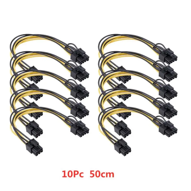 

Кабель-разветвитель PCI-E 6 + 2-pin (6-pin/8-pin), видеокарта, PCI Express, 6-pin-Dual 8Pin, кабель питания