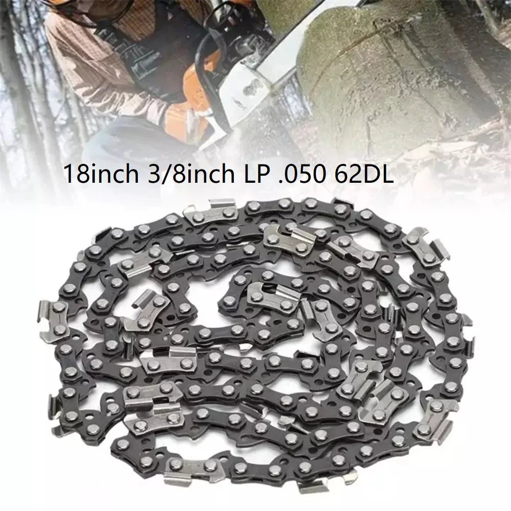 

18in Chainsaw Saw Chain Sharp Chains 3/8in LP .050 Gauge Poulan 62DL Link High Quality Chainsaw Accessories