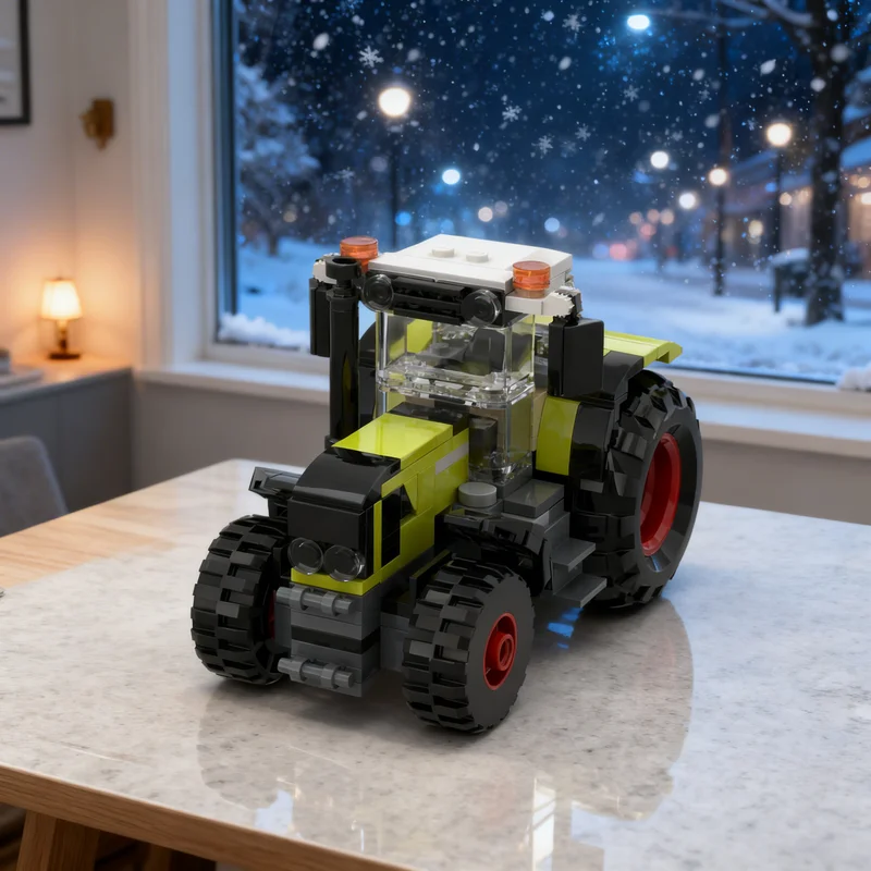 Набор строительных блоков MOC City Farm Tractor Claas Axion, 171 деталь, для творческой сборки, подарок на день рождения, Рождество, игрушка для самостоятельной сборки (art.: 3920dc69df9c2) - 3920dc69df9c2