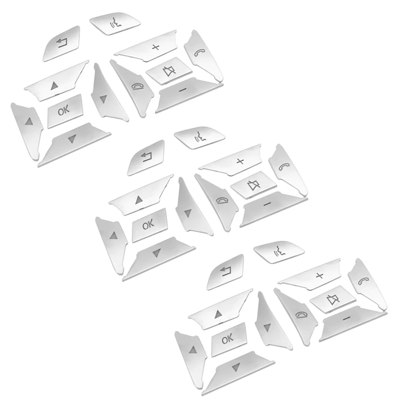 

36X крышка кнопки рулевого колеса для Mercedes Benz A B C E Ml Gl Cla Gla Glk Sl Slk Class W176 W246 W212 W204