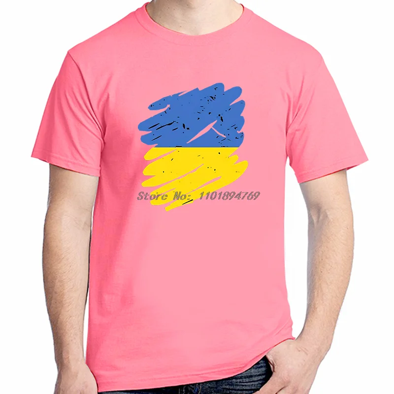 Модные персонализированные футболки с рисунком Pinsel Land Heimat Ukraine летняя хлопковая