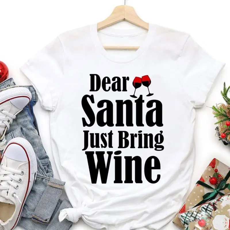 

Женская футболка с надписью на новый год, в стиле 90-х, с рисунком