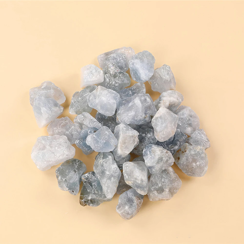 

ST12 Natural Beautiful Madagascar Celestite Crystal Raw Druzy Cluster Sky Blue Geode Rough Mineral Specimen