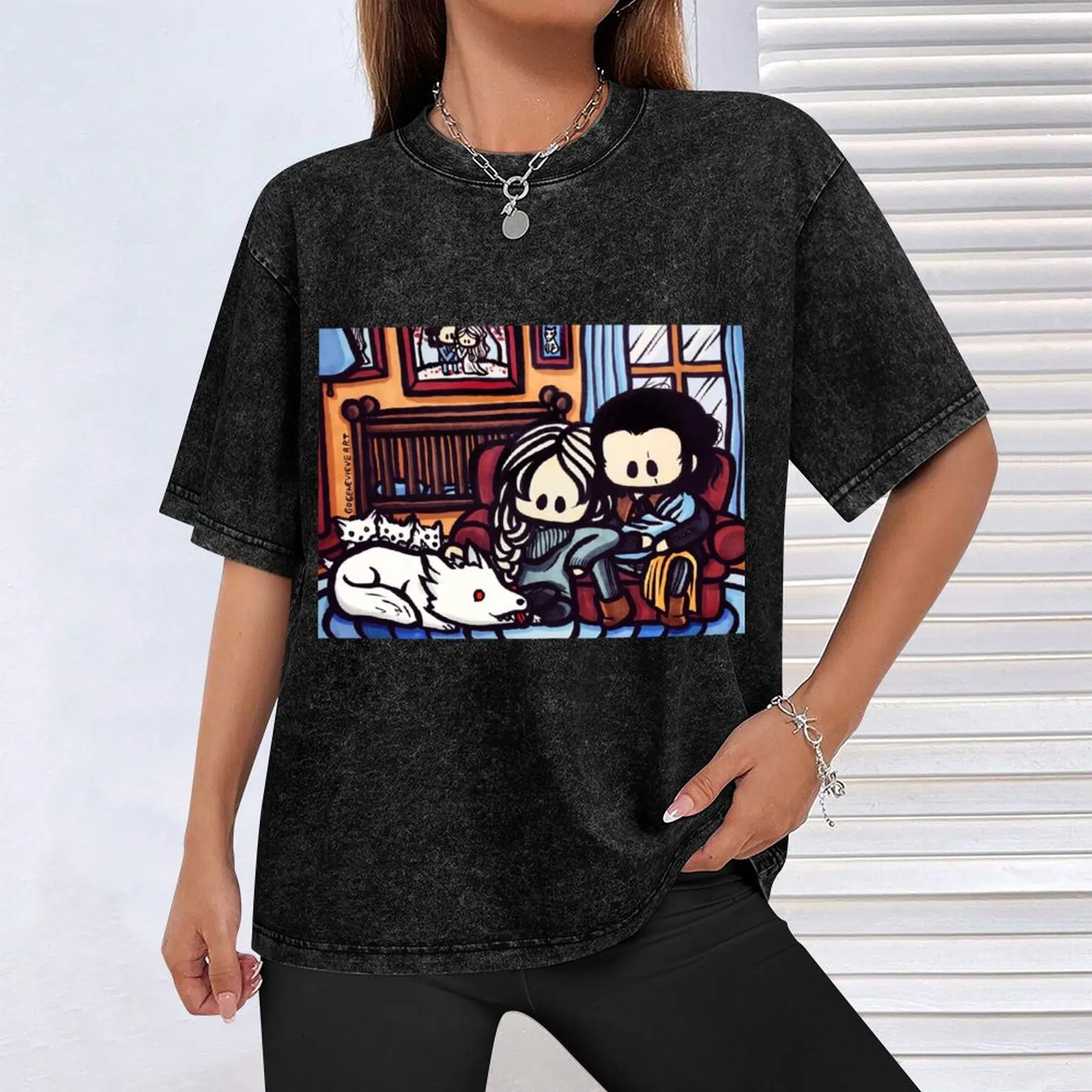 Jonerys современная семейная футболка графические футболки в стиле рэпера простые