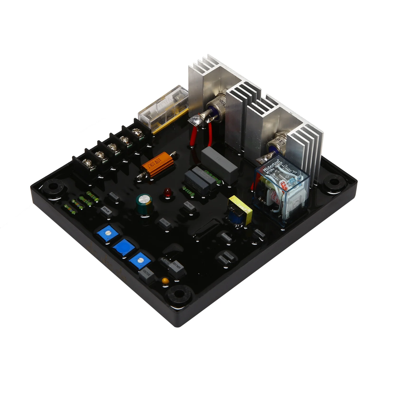 Универсальный автоматический регулятор напряжения POW50A AVR 30A для щетки и