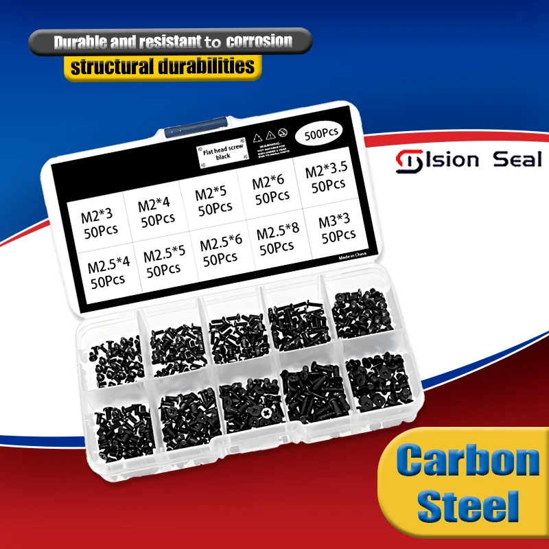 

Набор винтов ZONSANTA M2 M2.5 M3 черные