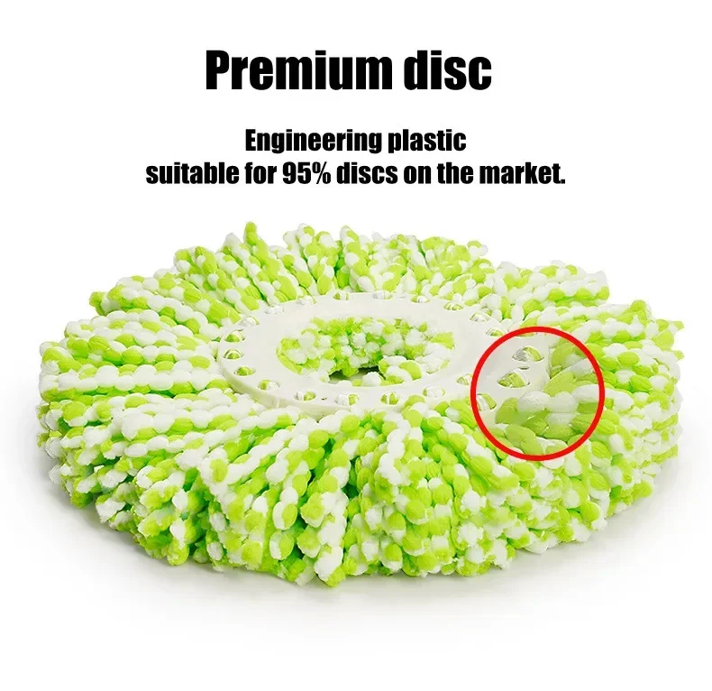 Вращающаяся головка для швабры сменные хлопковые прокладки мытья пола