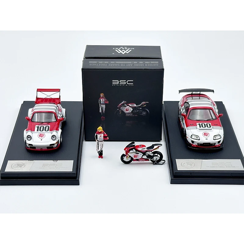BSC TM в наличии 1:64 RWB 964 Supra A80 фигурка мотоцикла литая под давлением диорама
