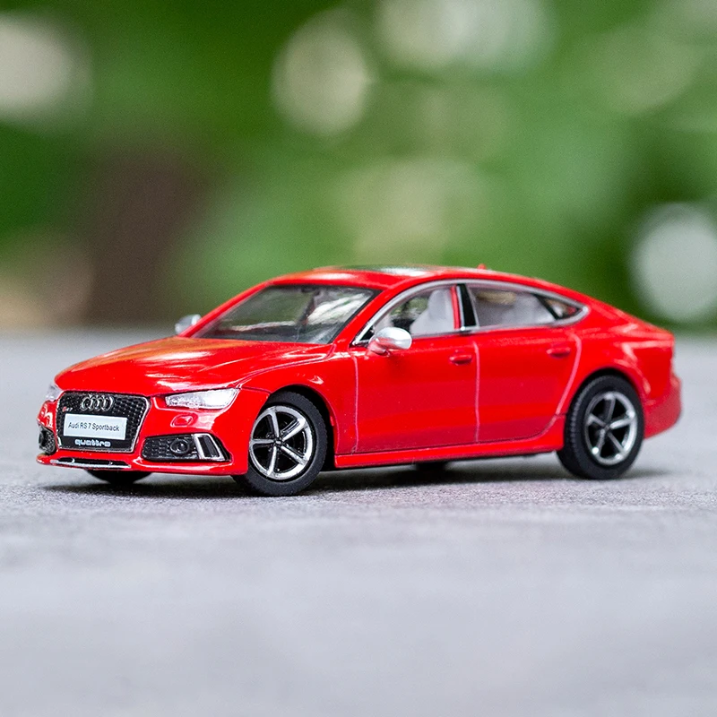 Модель автомобиля в масштабе 1/64 Игрушечная модель RS7 Sport Edition из сплава литье под