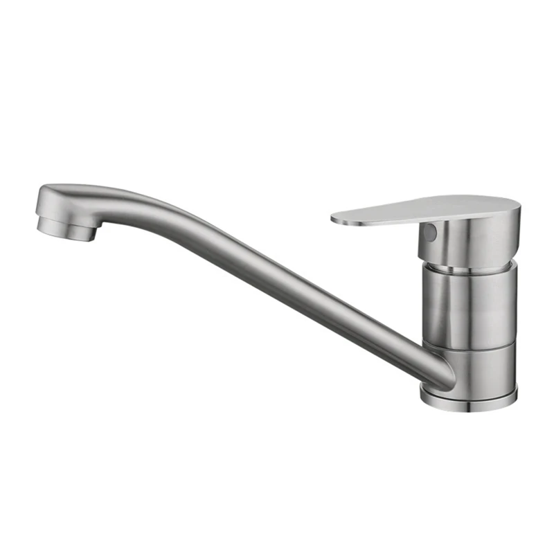 

Kitchen Faucet Handle Basin Mixer Taps 360Degree Rotatable Stainless Steel Faucet Hot And Cold Water Kitchen Taps