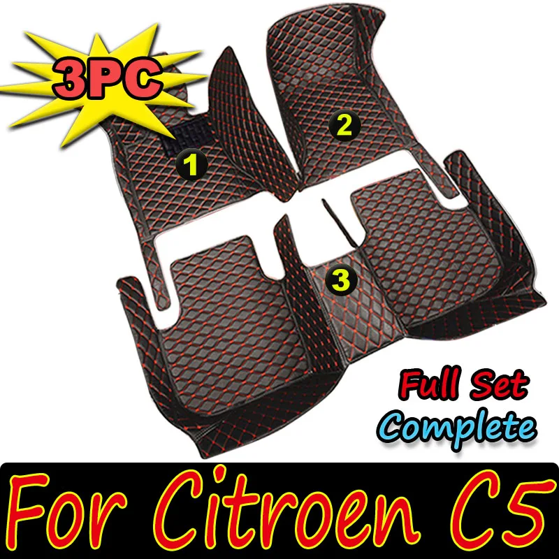 

Автомобильные коврики для Citroen C5 RD TD 2007 ~ 2015, автомобильный нескользящий кожаный коврик, прочный коврик, автомобильные коврики, детали интерьера, автомобильные аксессуары