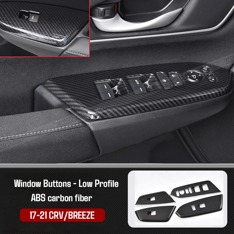 

Панель переключения передач для Honda 17-21 CRV BREEZE, центральное управление, задняя крышка воздуховыпускного отверстия, аксессуары для салона из углеродного волокна