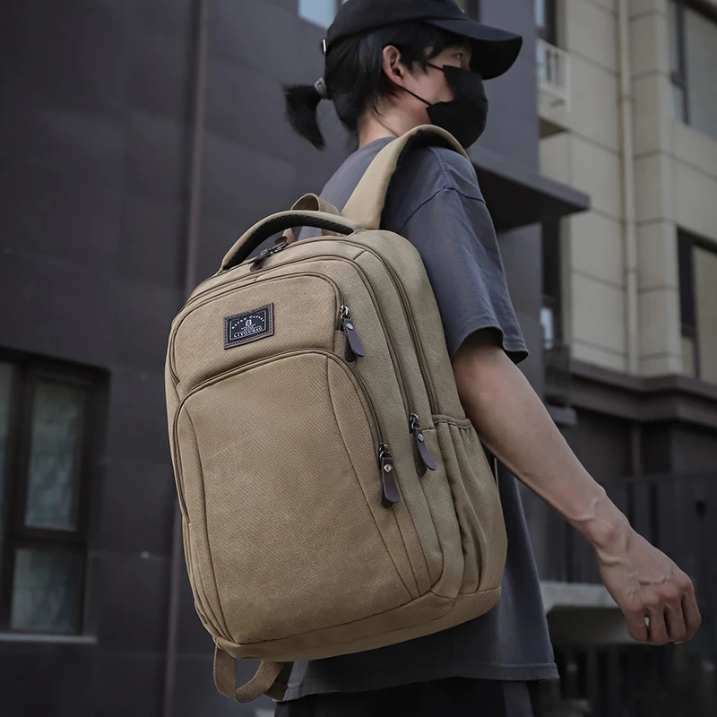 Холщовый рюкзак для мужчин