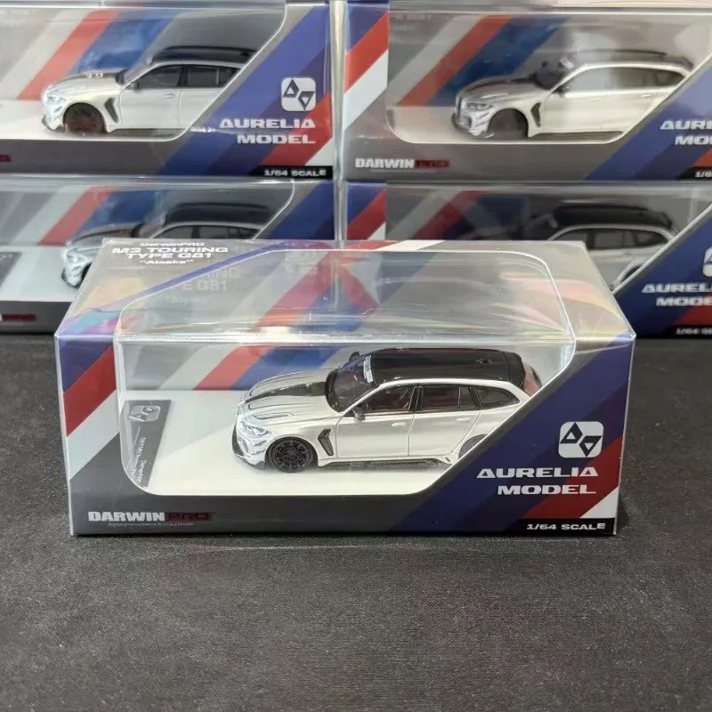 Фото Модель Aurelia 1:64 Darwin M3 Touring Alaska, литая под давлением из сплава, коллекционная модель автомобиля, подарок для мальчика, рождественский подарок, подарки для мужчин. №3