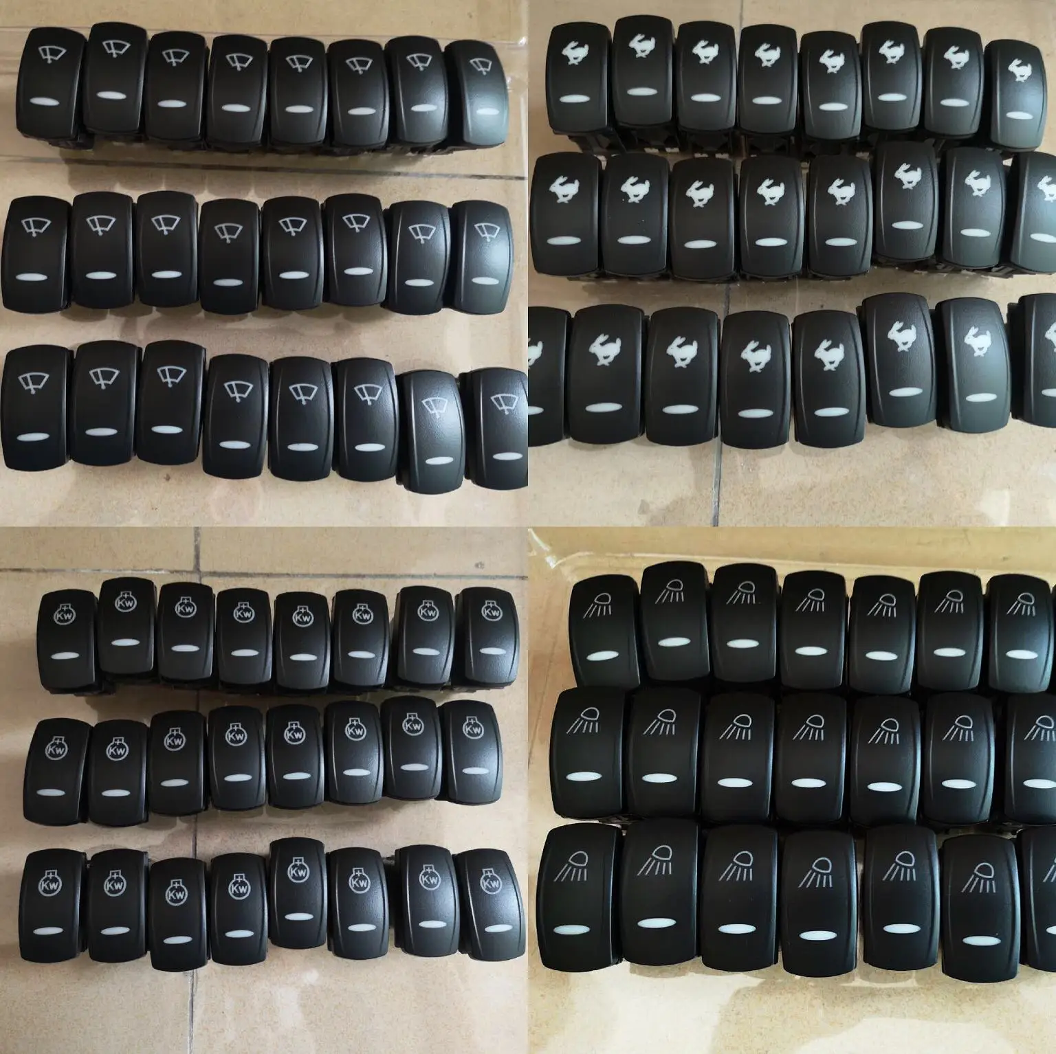 

For Excavator Accessories EC200D 220 250 350 380 480D Rabbit Switch Wiper Headlamp Switch Button