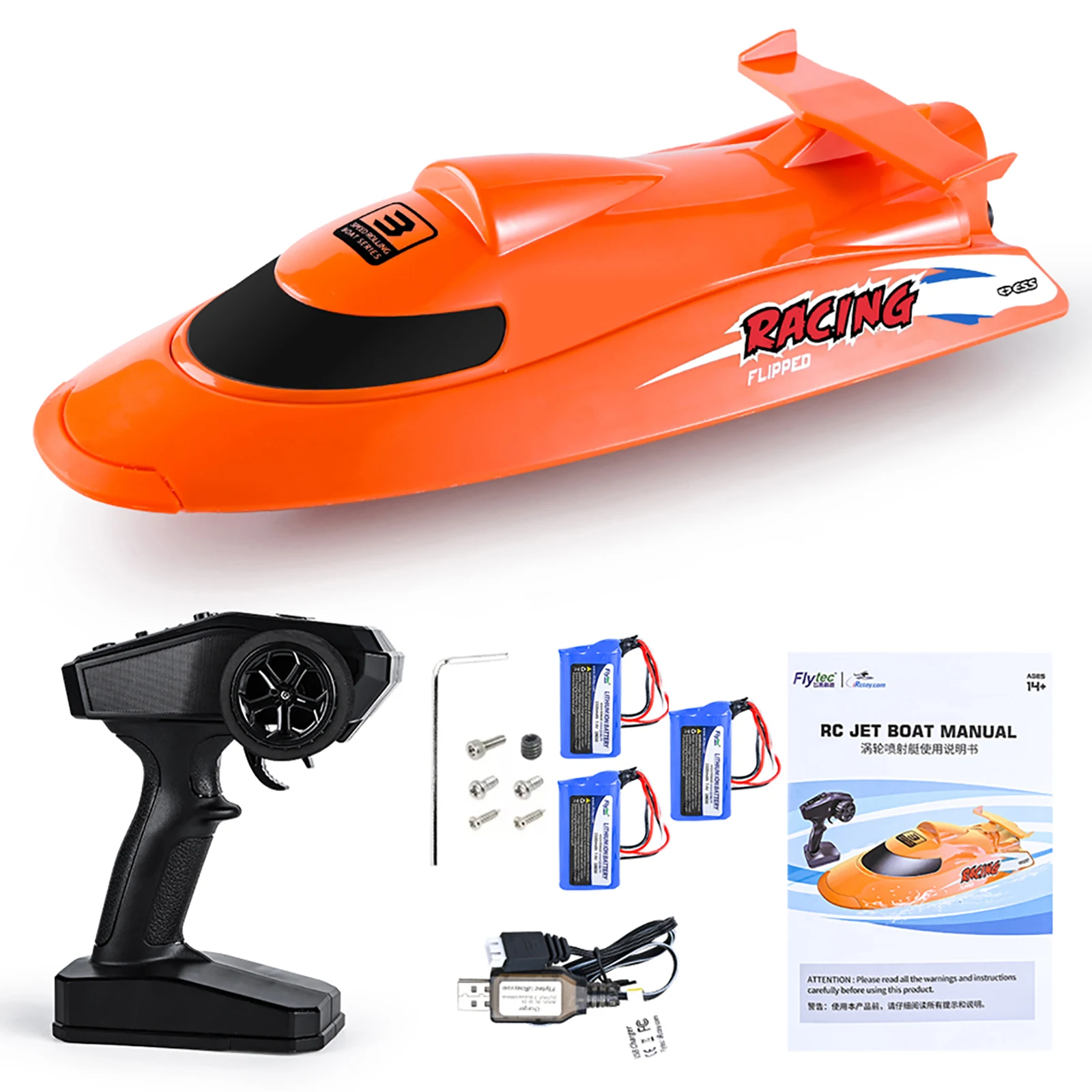 

Flytec V009 30 км/ч корабль с дистанционным управлением Водонепроницаемый 2,4 GHz электрический RC скоростной катер