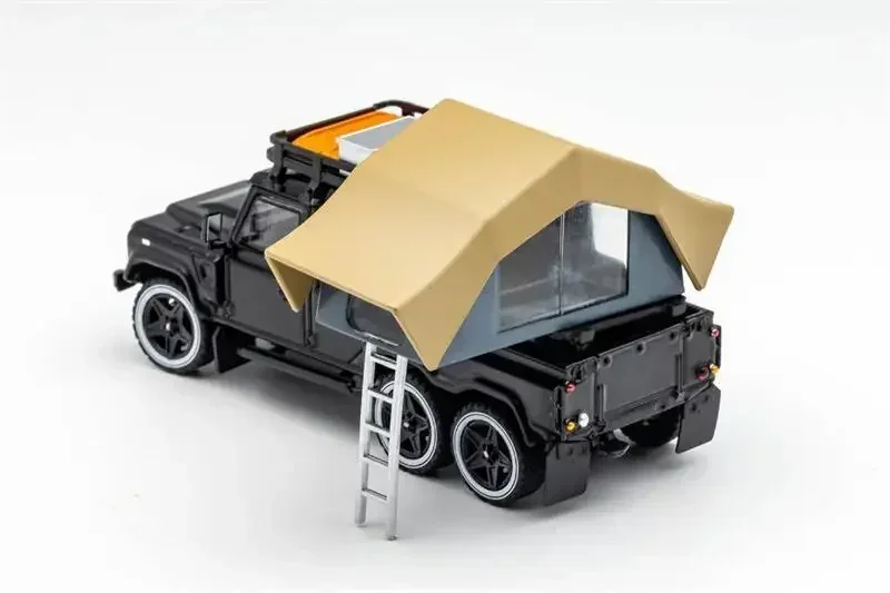 Литая под давлением модель автомобиля GCD 1:64 Land Rover Defender 6x6 Pick up