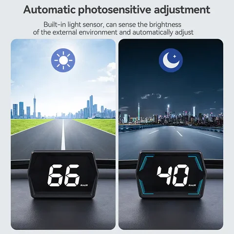 USB автомобильный HUD головной дисплей цифровой спидометр GPS измеритель скорости KMH MPH дисплей для грузовика мотоцикла автозапчасти аксессуары