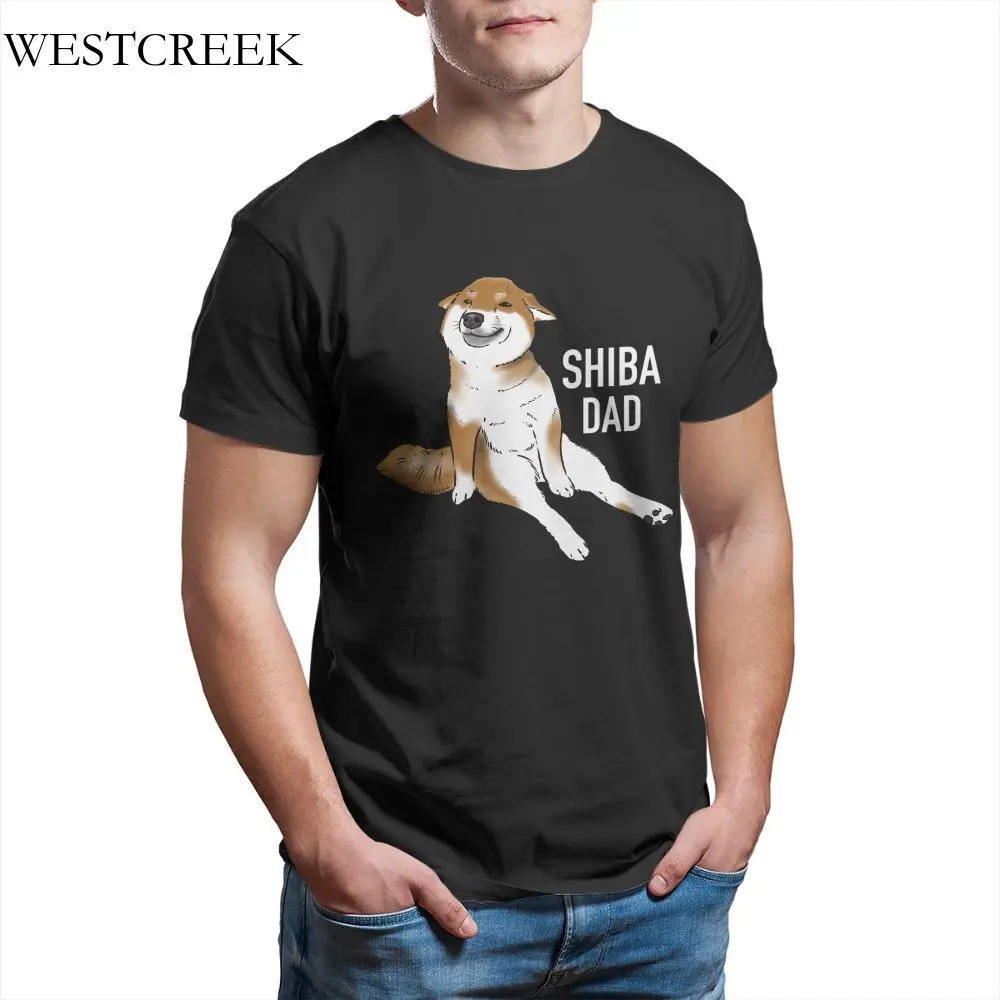 

WESTCREEK Wholesale Shiba Inu Dad_ Shiba Dad_ Shiba Lovers Fashion Short Sleeve US Size High Quality Male Clothing 214952
