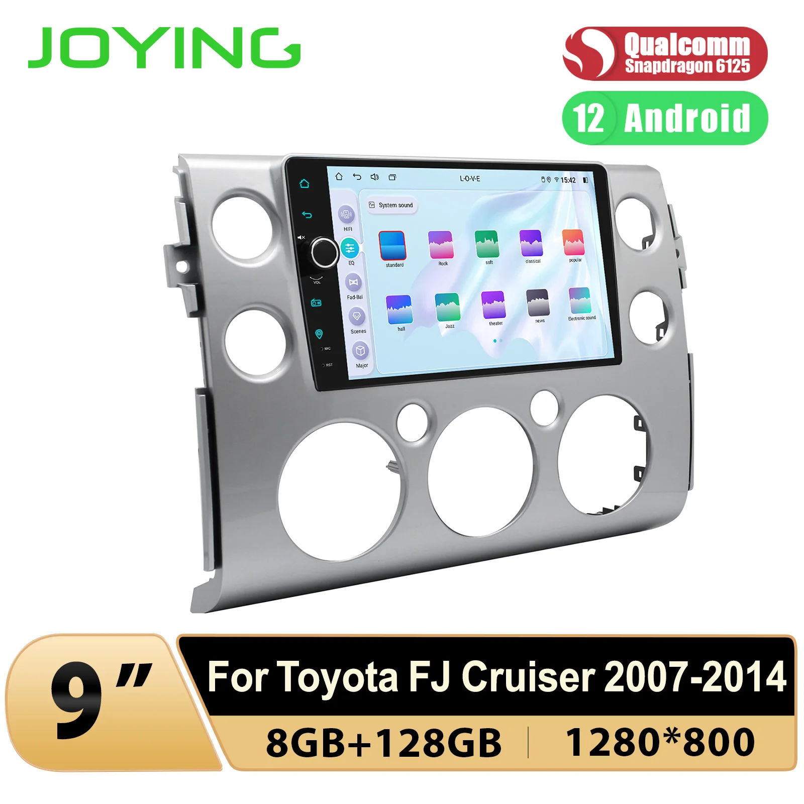 JOYING 9-дюймовый Android автомобильный радио стерео GPS мультимедийный плеер для Toyota FJ