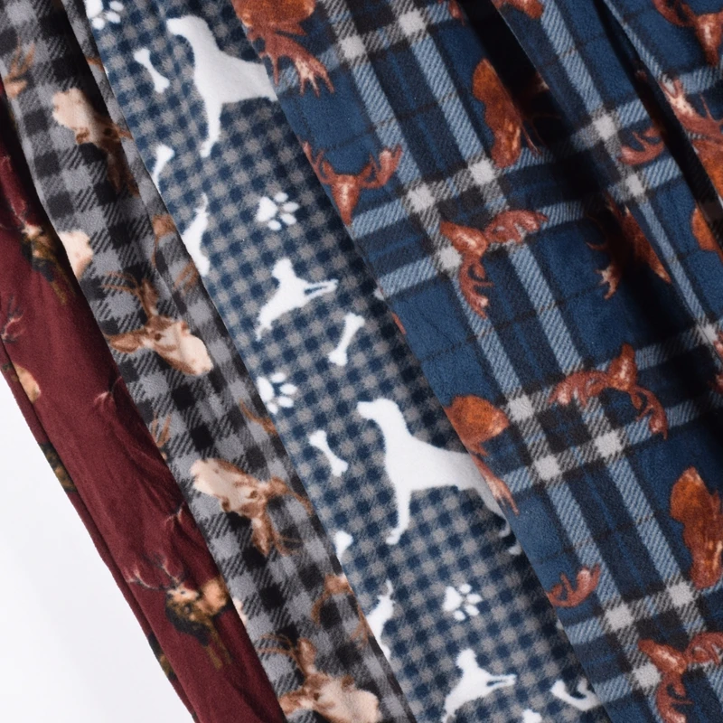 Spring Autumn Winter Men Pajama Pants Fleece Cartoon Plaid Soft And Comfortable Pocket Trousers underwear mens lounge wear