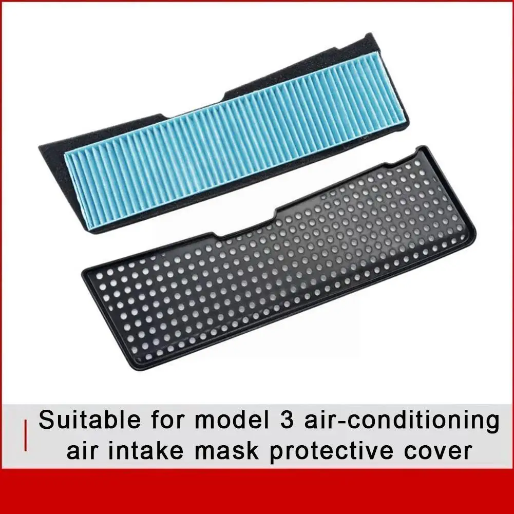 

Car Air Flow Vent Cover for Tesla Model 3 2021 2022 Accessories Air Conditioning Air Inlet Protective Cover Auto Air Filter I5G2