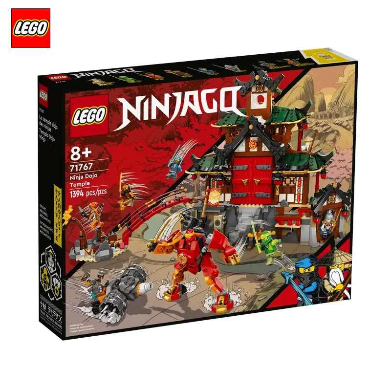 [100% оригинал] LEGO®NINJAGO®71767 игровой набор храмов ниндзя доджо (1394 шт.) |
