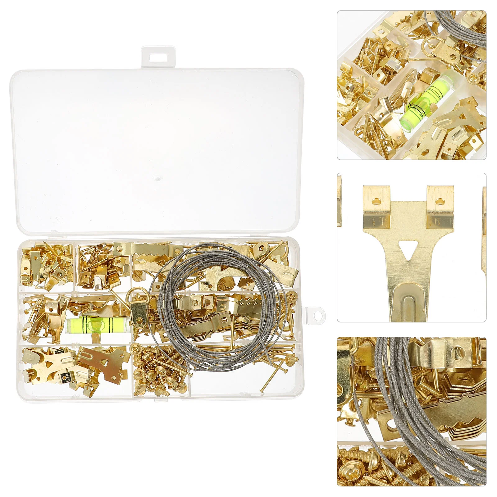 

1 Set Assortment picture hanging kit Art Work Photo Picture Frame Wall Hook
