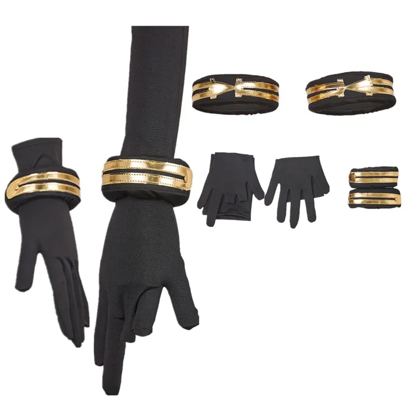 Игра LOL Кейтлин перчатки для косплея браслет взрослых Vi Fantasia кольца на ногу
