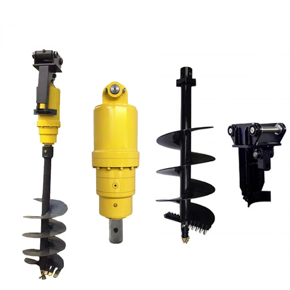 Construction Machinery Parts hydraulic earth auger drill for 1-50ton excavator