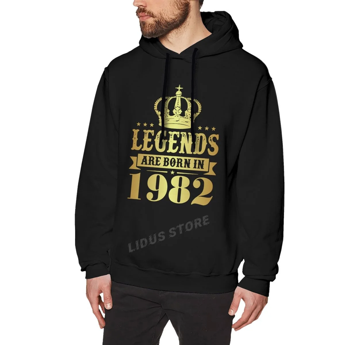 

Legends Are Born In 1982 40 Years For 40th Birthday Gift Hoodie Sweatshirts Harajuku clothes 100% Cotton Streetwear Hoodies