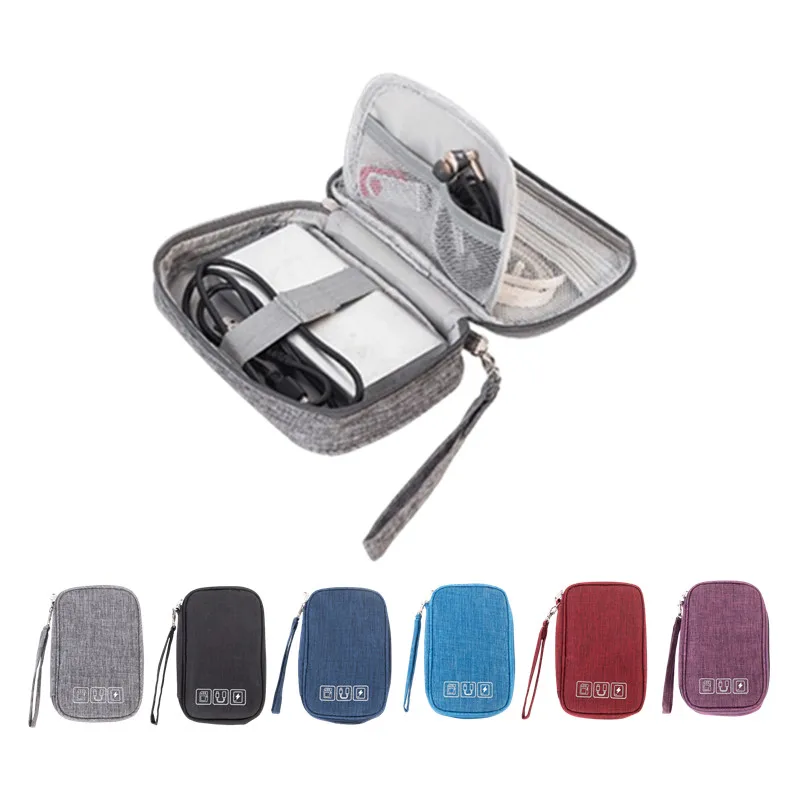 

Travel Electronic Accessories Organizer Portable Digital USB Power Bank Storage Bags Wires Charger Bag Gadgets Cables Organizer